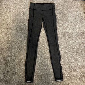 Lululemon legging with ruched sides